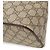 Borsa Tote Gucci GG Supreme Plus Beige Marrone scuro - vista 4