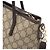Borsa Tote Gucci GG Supreme Plus Beige Marrone scuro - vista 5
