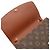 Borsa a Spalla Louis Vuitton Monogram Bordeaux 24 Marrone - vista 8