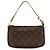 Borsa Louis Vuitton Monogram Pochette Accessoires Marrone - vista 2