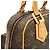 Borsa Louis Vuitton Monogram Manhattan PM Marrone - vista 8