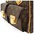 Borsa Louis Vuitton Monogram Manhattan PM Marrone - vista 9