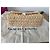 Borsa con patta Vanessa Bruno in rafia Beige - vista 4