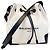 Borsa a tracolla a secchiello blu navy Balenciaga Nero Bianco