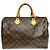 Borsa Louis Vuitton Speedy 35 in tela Monogram Marrone