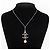Pendente Chanel CC Paris Button in metallo 21 cm Argento - vista 5