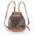 Zaino e Borsa a Spalla Louis Vuitton Monogram Montsouris MM Marrone - vista 3