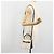 Borsa MCM Vicetos Logogram PVC Pelle 2way White Gold Auth 193908 Bianco D'oro - vista 24