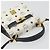 Borsa MCM Vicetos Logogram PVC Pelle 2way White Gold Auth 193908 Bianco D'oro - vista 6