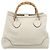 Borsa a mano GUCCI Bamboo in pelle bianco oro 282317 Auth bs36540 D'oro - vista 2