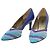 Décolleté SAINT LAURENT in pelle 37 Blu Auth 193709M