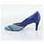 Décolleté SAINT LAURENT in pelle 37 Blu Auth 193709M - vista 15