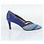 Décolleté SAINT LAURENT in pelle 37 Blu Auth 193709M - vista 16