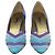 Décolleté SAINT LAURENT in pelle 37 Blu Auth 193709M - vista 2