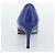 Décolleté SAINT LAURENT in pelle 37 Blu Auth 193709M - vista 7