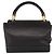 Bolsa de mão VERSACE em couro marrom com detalhes em tom dourado Auth BA14561 - vista 2