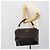 Bolsa de mão VERSACE em couro marrom com detalhes em tom dourado Auth BA14561 - vista 21