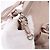 Borsa Miu Miu Side Ribbon in pelle 2way Rosa Argento Auth bs36679V - vista 22