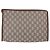 GUCCI GUCCI Plus Clutch in PVC e pelle Beige Tonalità oro Auth gh2255 - vista 3