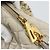 Borsa a Spalla con Catena PRADA Nylon Beige Oro Auth bs36530 D'oro - vista 20