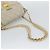 Borsa a Spalla con Catena PRADA Nylon Beige Oro Auth bs36530 D'oro - vista 7