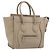 Céline CELINE Luggage Micro shopper Handtasche Leder Beige Auth 194755SAM