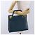 Borsa Salvatore Ferragamo Gancini in pelle blu e oro Auth bs36361 D'oro - vista 22