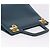 Borsa Salvatore Ferragamo Gancini in pelle blu e oro Auth bs36361 D'oro - vista 6