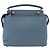 Borsa FENDI Dot Com Click in pelle blu argento Auth bs36524 - vista 2