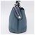 Borsa FENDI Dot Com Click in pelle blu argento Auth bs36524 - vista 4