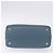 Borsa FENDI Dot Com Click in pelle blu argento Auth bs36524 - vista 5