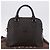 Céline Borsa CELINE Macadam Canvas PVC Pelle Nera Oro Auth 194111V Nero D'oro - vista 12