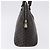 Céline Borsa CELINE Macadam Canvas PVC Pelle Nera Oro Auth 194111V Nero D'oro - vista 4