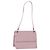 Borsa a Spalla BOTTEGA VENETA INTRECCIATO Satin Rosa Argento Auth 194840V