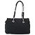 Bolso de Hombro con Cadena PRADA Nylon Negro Plata 195292 - vista 2
