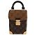 Petite Malle Louis Vuitton Camera Box Borsa a tracolla marrone pelle