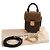 Petite Malle Louis Vuitton Camera Box Borsa a tracolla marrone pelle - vista 4