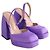 Nodaleto Lila High Heels - Ansicht 3