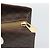 Céline Borsa CELINE Macadam Canvas PVC Pelle Marrone Oro Auth 195189A D'oro - vista 10
