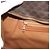 Céline Borsa CELINE Macadam Canvas PVC Pelle Marrone Oro Auth 195189A D'oro - vista 20