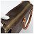 Céline Borsa CELINE Macadam Canvas PVC Pelle Marrone Oro Auth 195189A D'oro - vista 6
