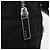 Borsa Tote FENDI Zucca Canvas Nera Argento Auth 194195 Nero - vista 10