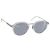 Occhiali da sole Christian Dior in plastica trasparente argento Auth BA14260