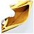 CHANEL COCO Mark Long Wallet Caviar Skin Yellow Gold CC Auth 193588 D'oro Giallo - vista 11