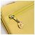 CHANEL COCO Mark Long Wallet Caviar Skin Yellow Gold CC Auth 193588 D'oro Giallo - vista 17