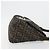 FENDI Zucca Canvas Mamma Baguette Borsa a Spalla Marrone Nero Auth 193423V - vista 3