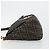 FENDI Zucca Canvas Mamma Baguette Borsa a Spalla Marrone Nero Auth 193423V - vista 4