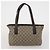 Bolsa de Ombro GUCCI GG Supreme PVC 3 Set Bege Auth 188118 - vista 10