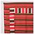 LOEWE Christian Dior Saint Laurent Sciarpa in seta set da 4 Rosso Blu Navy Marrone Auth bs36356 - vista 3
