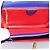 Céline Borsa CELINE Horse Carriage in pelle blu e oro Autentica 194737 D'oro - vista 10